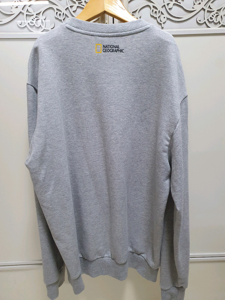 네셔널지오그래픽 공용 맨투맨M 한번착용! 봄가을 이미지