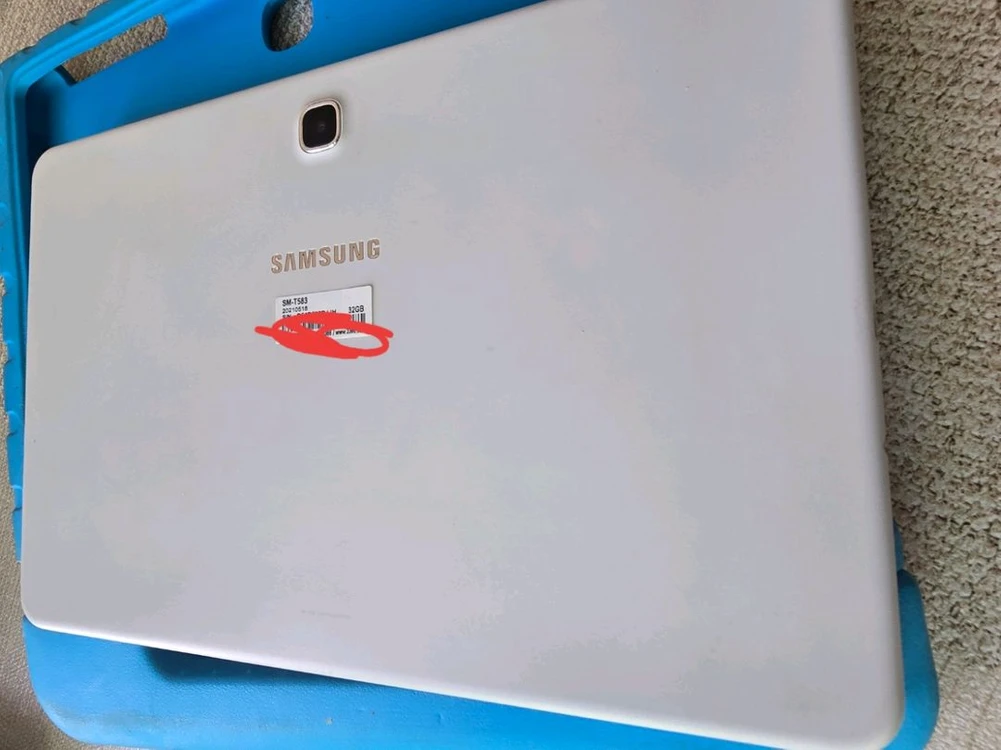 갤럭시 sm-t583 어드밴스2 학습용으로 썼던테블릿 이미지