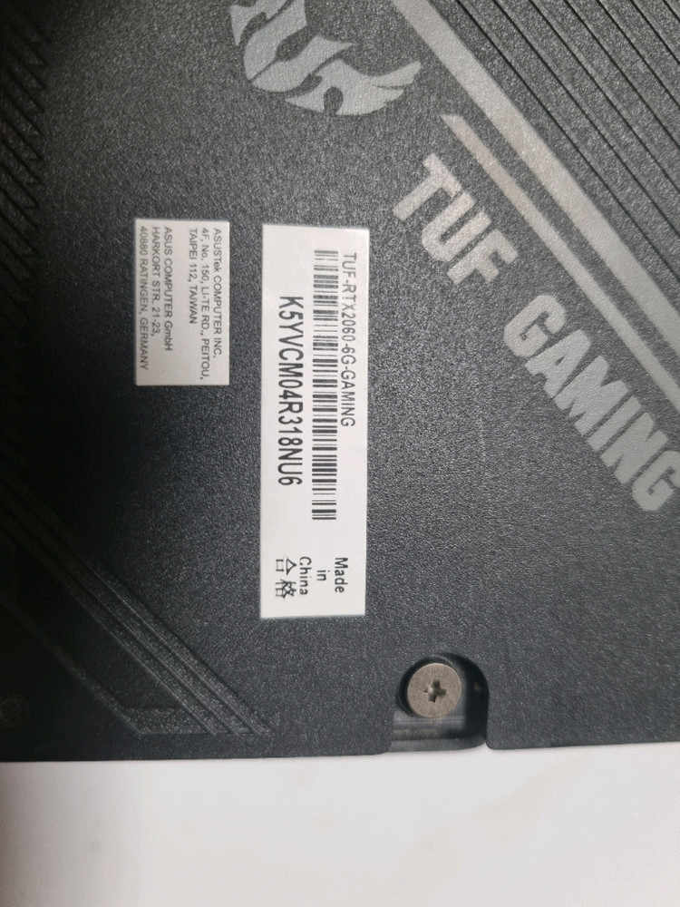 ASUS TUF Gaming RTX 2060 D6 6GB 이미지