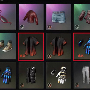 배그 블루 썬더 영구제, 나이트 스토커 조끼 장갑 기간제 확률 상자 이미지