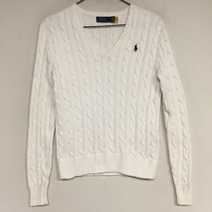 랄프로렌폴로 여성 케이블 니트 S 이미지