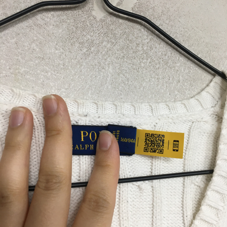 랄프로렌폴로 여성 케이블 니트 S 이미지