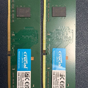 마이크론 DDR4 3200 8GB 2개 총 16GB 램 판매합니다. 이미지