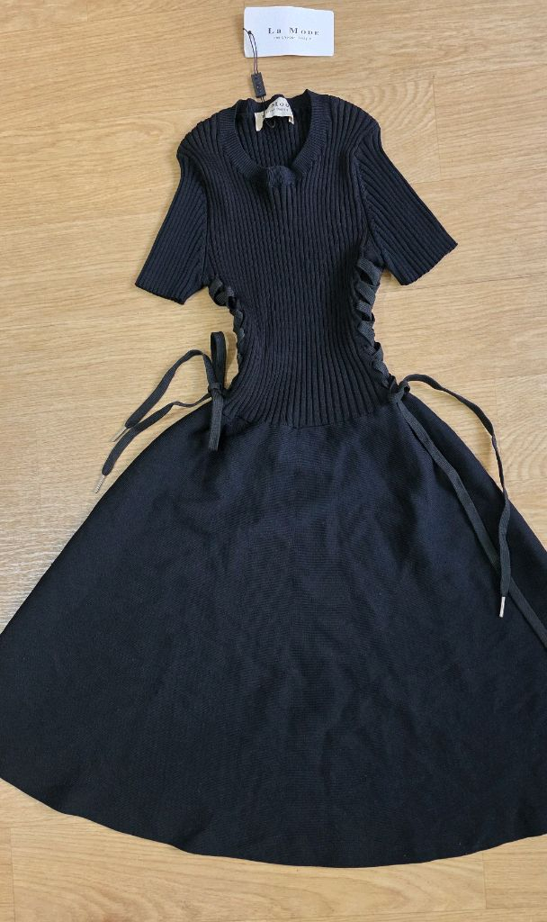 골지 니트원피스 이미지