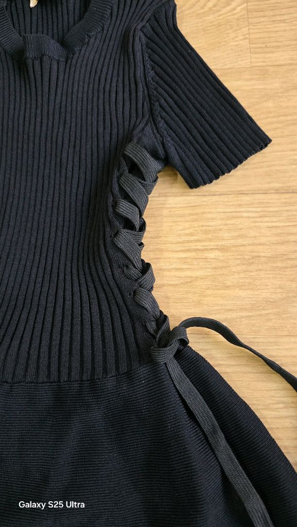 골지 니트원피스 이미지