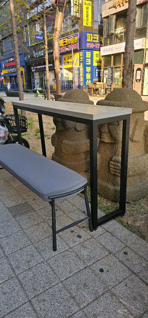 업소용카트,길죽한의자,키큰테이블 이미지