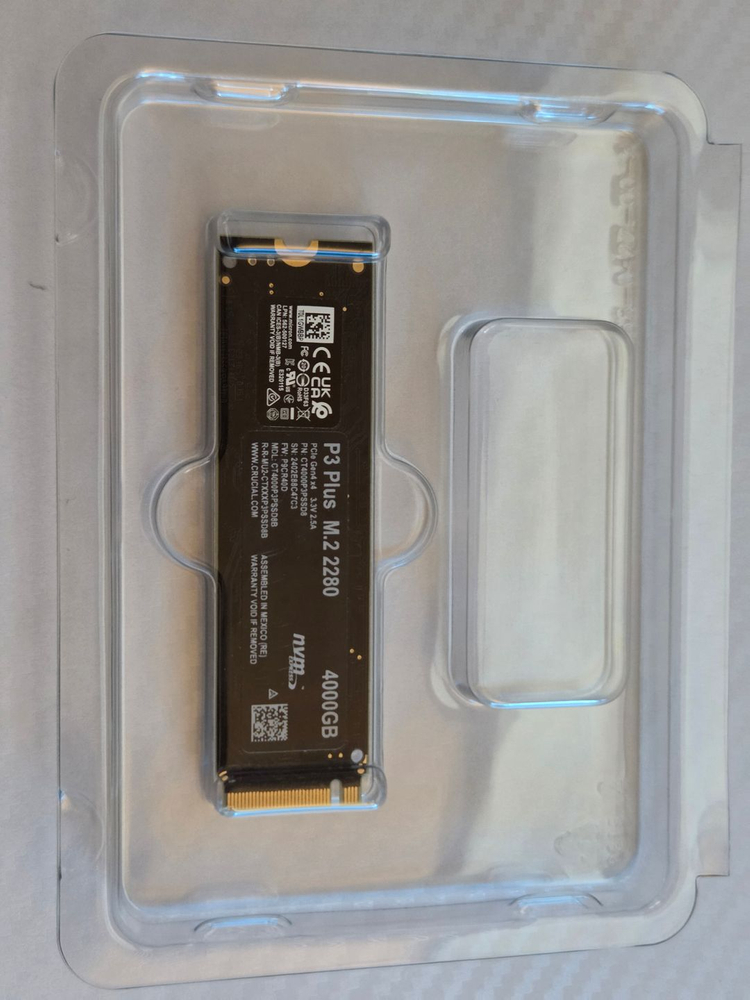 크루셜 P3 Plus M.2 2280 SSD 4TB 이미지