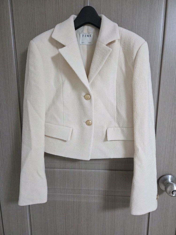 타임 울 블렌드 부클 크롭자켓55 랑방 마인 더캐시미어 시스템 오브제 sjsj 이미지