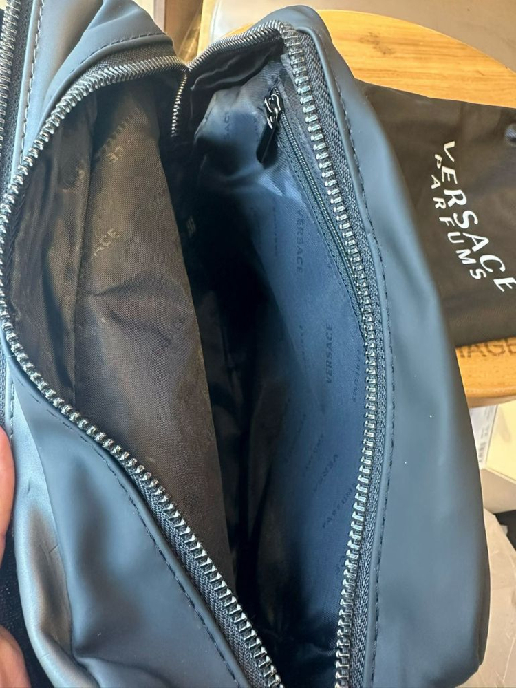 베르사체 남성용 여행용 화장품 파우치 클러치 이미지