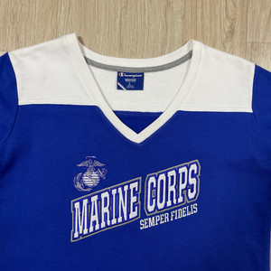 95) 챔피온 미군 미해병대 빅로고 V넥 맨투맨(RRL&LVC&폴로) 이미지