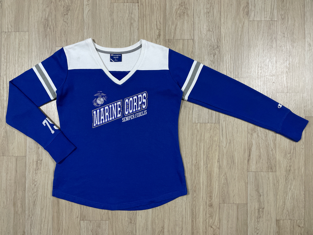 95) 챔피온 미군 미해병대 빅로고 V넥 맨투맨(RRL&LVC&폴로) 이미지