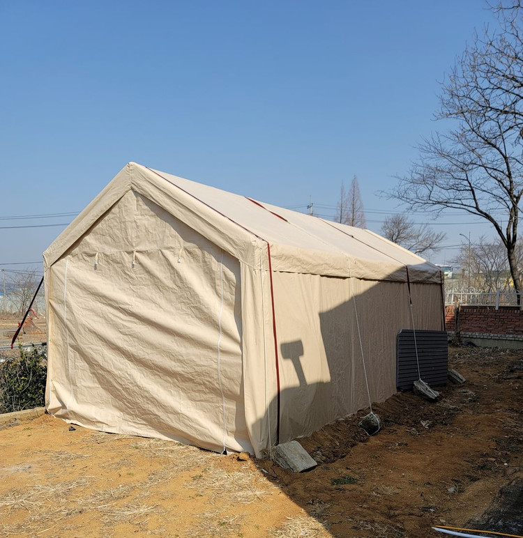 캐노피 쉘터 주차천막 농막 3m*6m 행사 주차장 창고 이미지