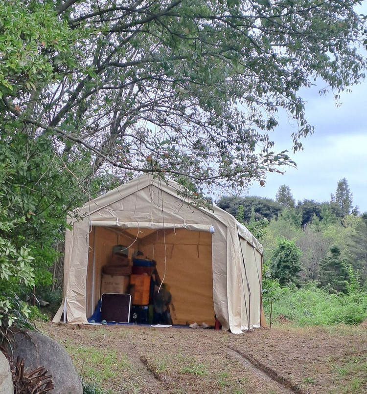 캐노피 쉘터 주차천막 농막 3m*6m 행사 주차장 창고 이미지