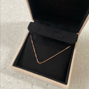 18k 5푼 목걸이 체인 로즈골드 42cm 이미지