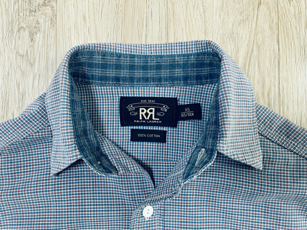 90~95) RRL 잔체크 워크셔츠(RRL&LVC&폴로) 이미지