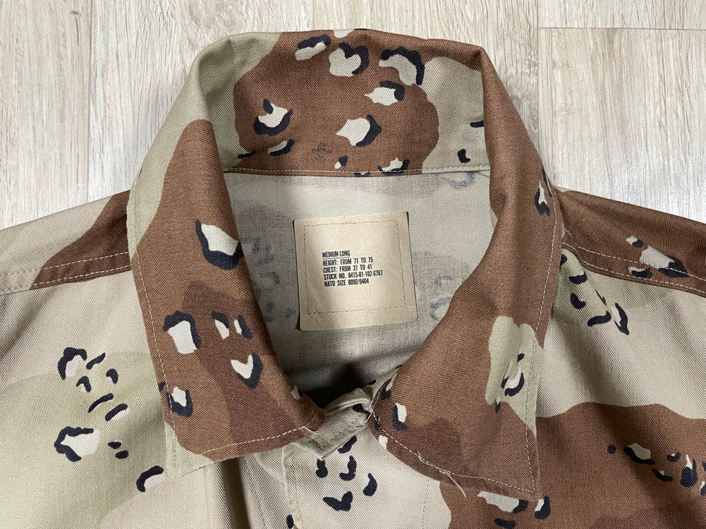105) 미군 사막6색 초코칩카모 BDU 자켓(RRL&LVC&폴로) 이미지