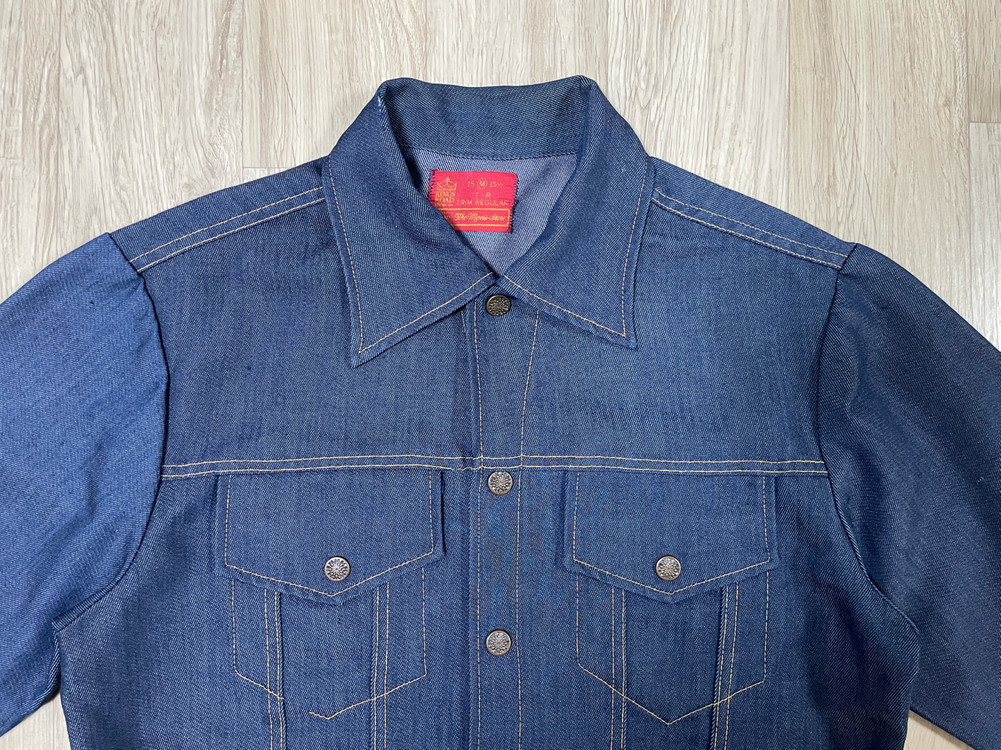 95~100) 70s 시어스 킹스로드 3rd 데님자켓(RRL&LVC&폴로) 이미지
