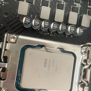 i5 12400F 1060 6GB 램16기가 보드 세트 이미지