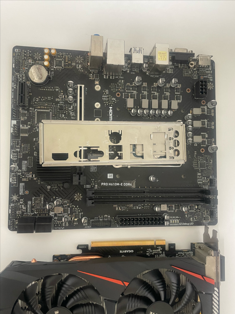 i5 12400F 1060 6GB 램16기가 보드 세트 이미지