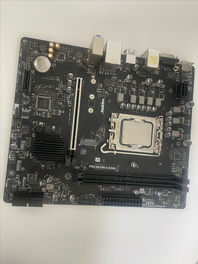 i5 12400F 1060 6GB 램16기가 보드 세트 이미지