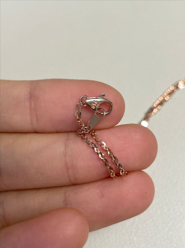 18k 5푼 목걸이 체인 로즈골드 42cm 이미지