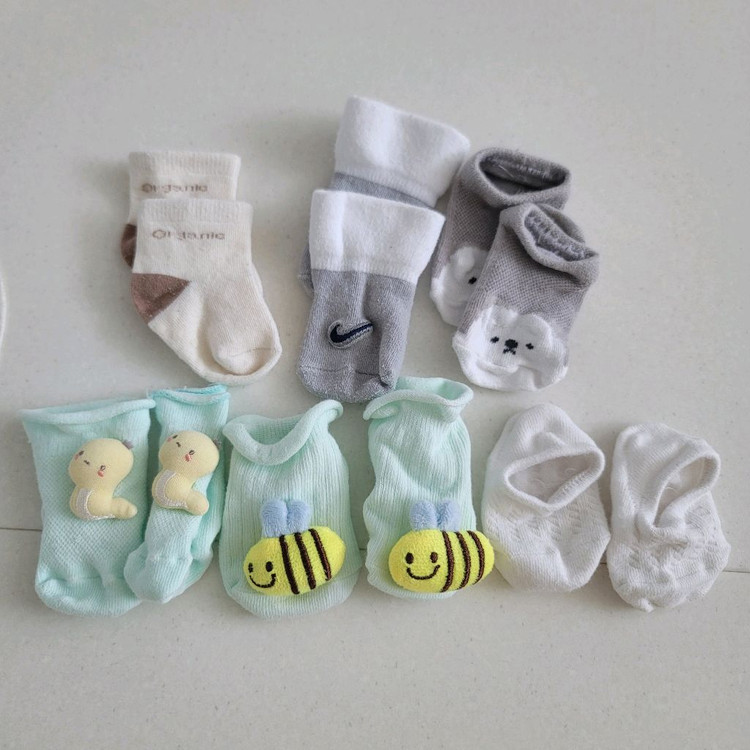 신생아 양말 켤레 일괄 이미지