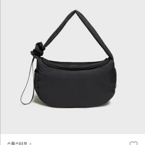 스몰스터프 소프트 크로스바디백 슬링백 강아지 가방 블랙 이미지