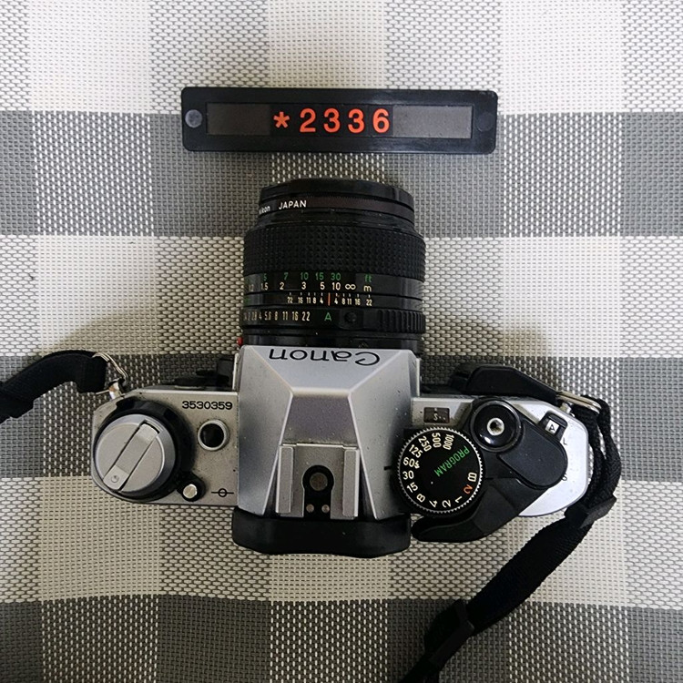 캐논 AE-1 프로그램 필름카메라 실버바디 1.4 단렌즈 이미지
