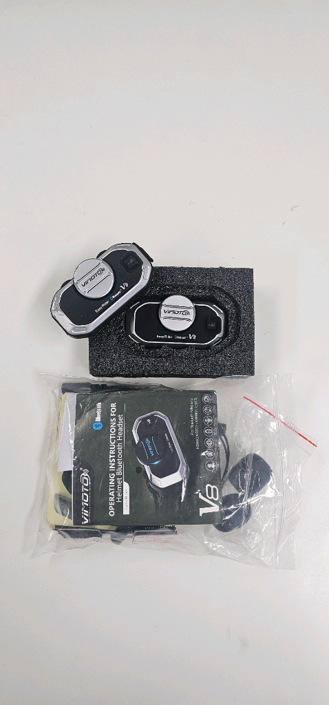 [판매] KYT 풀페이스 헬멧 XL + 비모토 V8 인터콤 2개 일괄 / 배달용 추천 이미지