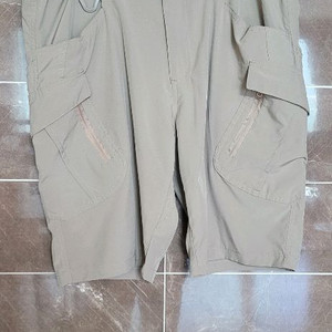 남성35~38인치워리어웨어 카고 반바지 베이지(얇은후들천) 이미지