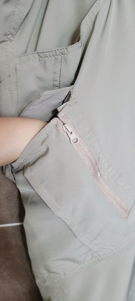 남성35~38인치워리어웨어 카고 반바지 베이지(얇은후들천) 이미지