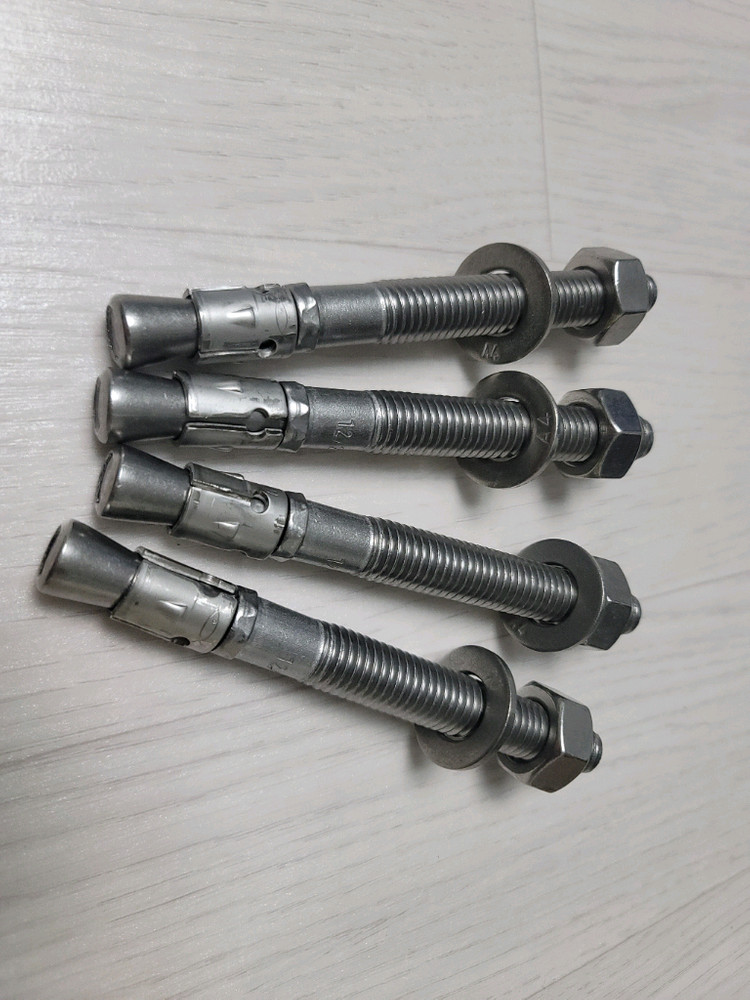 정품 유럽산 스텐 SUS304 웨지 앙카 세트 (M12 x 115mm) 이미지