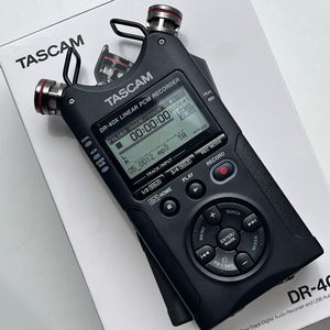 TASCAM DR-40X 타스캠 마이크 녹음기 ASMR 이미지