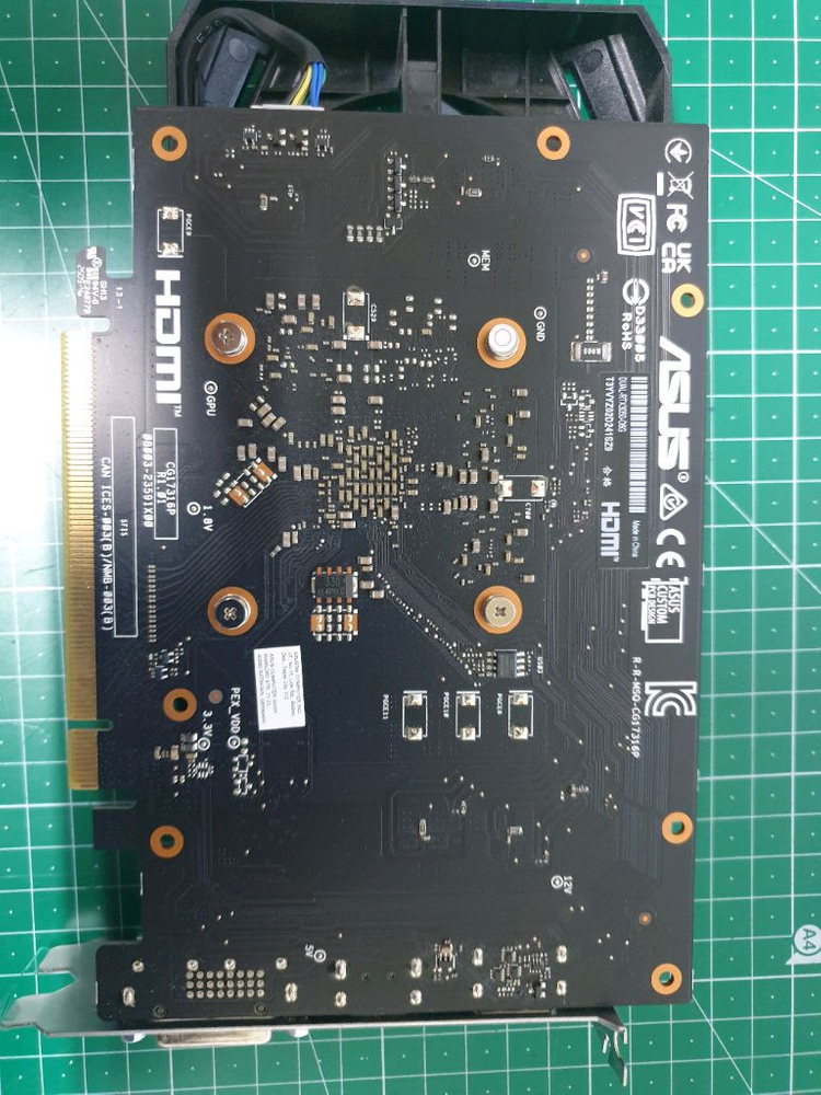 택포) 무전원 Asus Rtx3050 듀얼팬 무상남은 그래픽카드 이미지