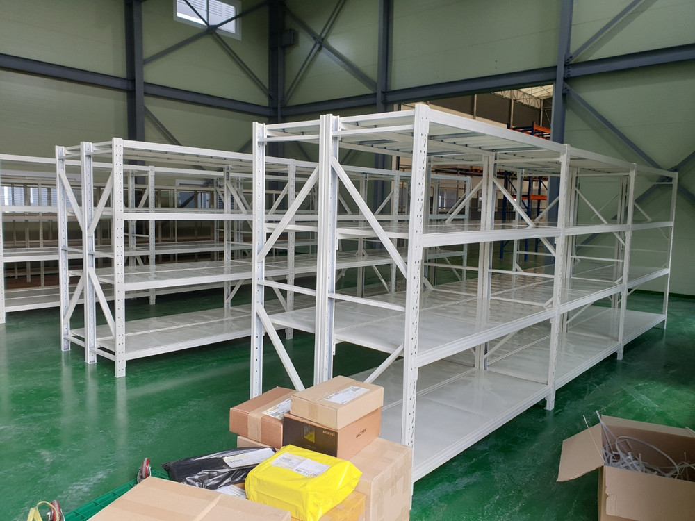 철제선반 창고랙 진열용랙 창고용랙 매장랙 고릴라랙 무볼트 선반 앵글 이미지