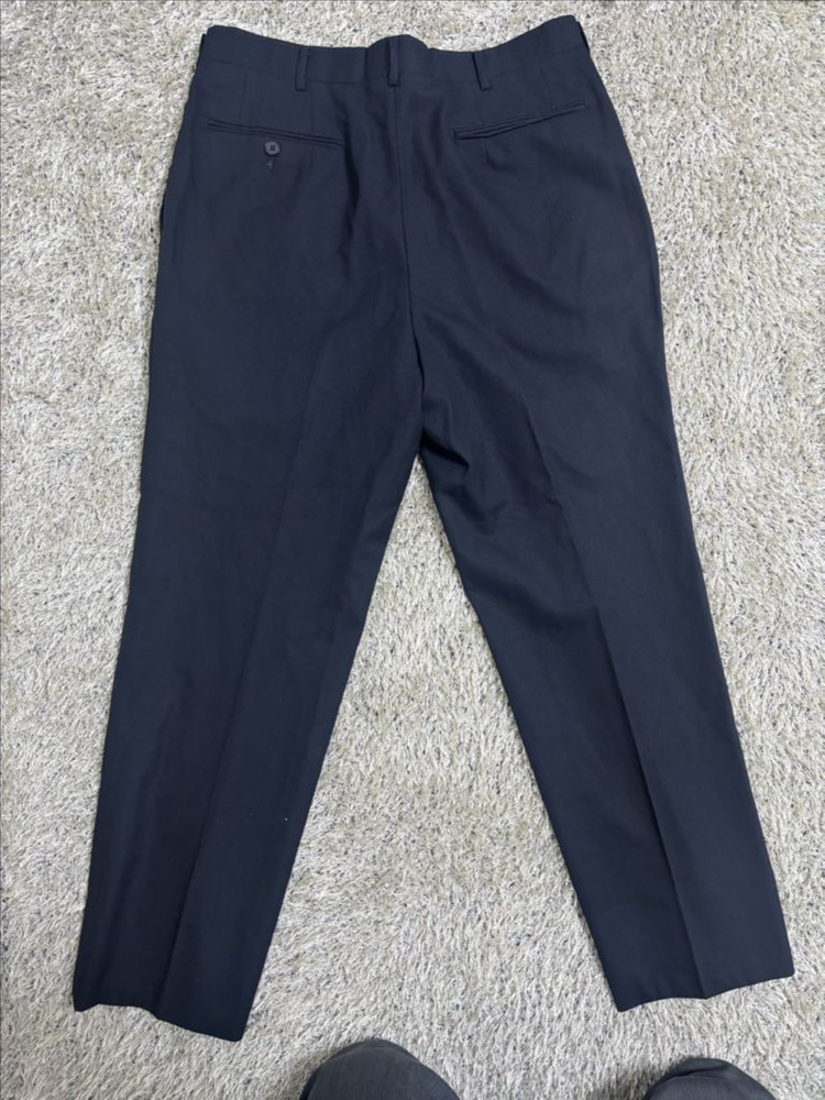 일제 AQUASCUTUM 네이비 슬랙스 사이즈 32 이미지