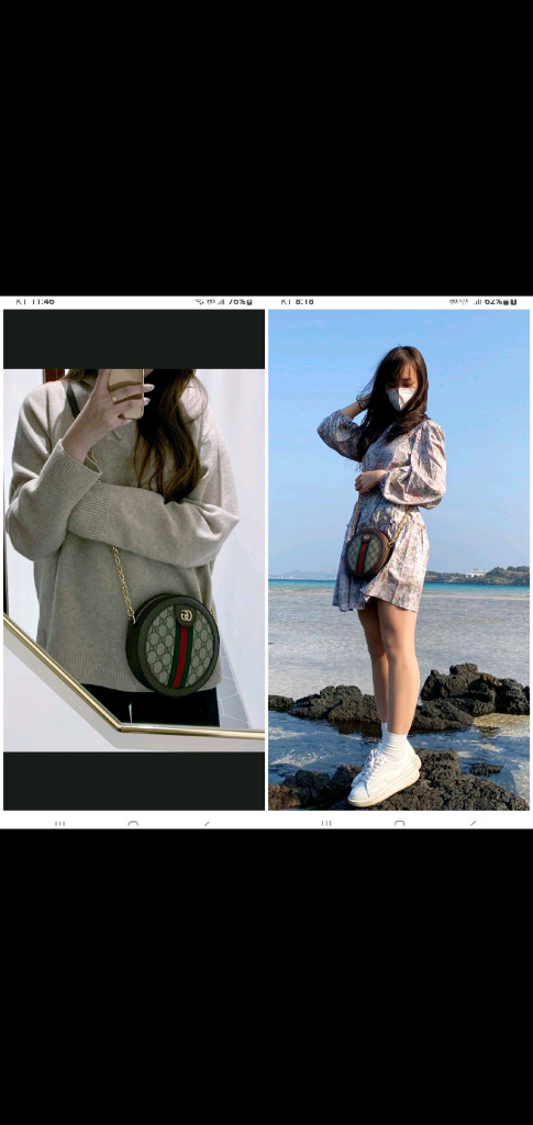 (미사용)구찌 오피디아 크로스백/탬버린백 새상품급 정품(감정서O)프라다루이비통디올고야드샤넬셀린느보테가생로랑발렌시아가 이미지