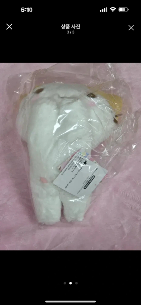 일본 마슈마로 고양이 한정 인형 이미지