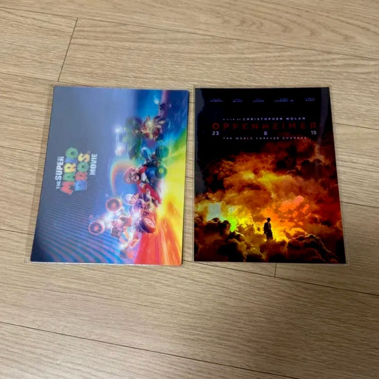 슈퍼마리오 아트카드 필름마크 버섯왕국 4DX포스터 스티커뱃지 오리지널티켓 이미지