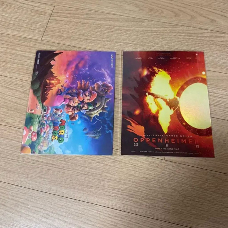 슈퍼마리오 아트카드 필름마크 버섯왕국 4DX포스터 스티커뱃지 오리지널티켓 이미지