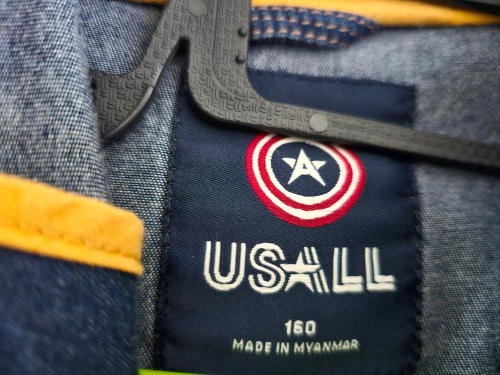 USALL 유솔 주니어 청 후드 자켓 160 이미지