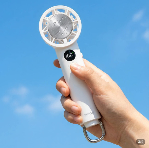 로이체 급속 냉각 쿨링 핸디팬 휴대용 선풍기 BLDC 손풍기 RHF-320P 미개봉 새상품 판매합니다. 이미지