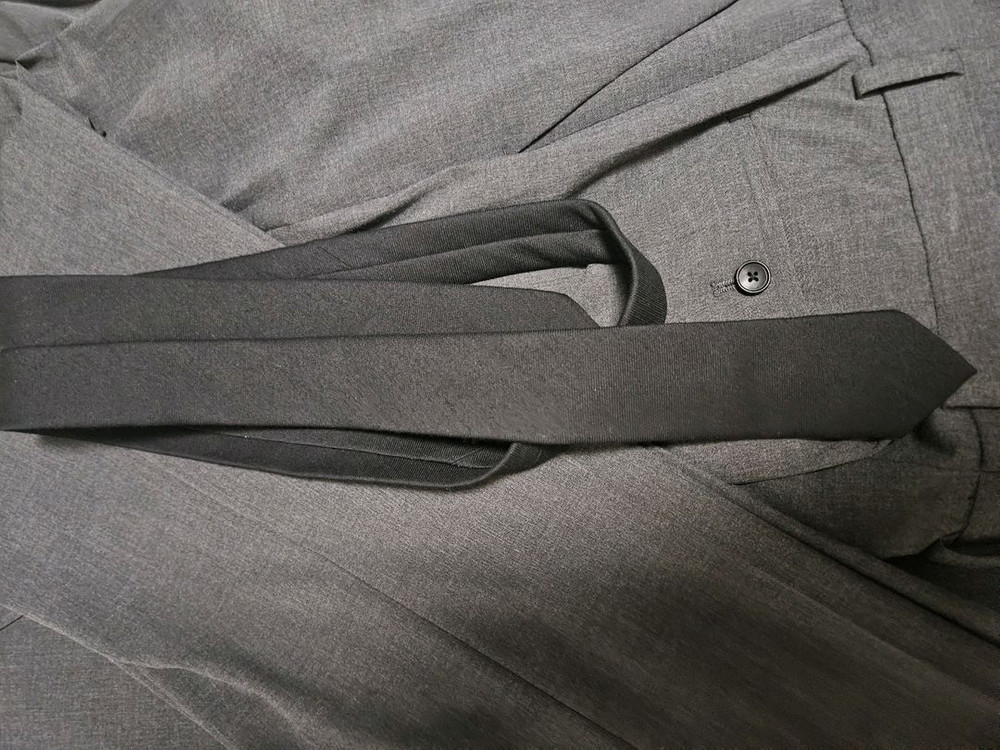 넌블랭크 세인트이어 셋업 L 넌블랭크 슬림타이 블랙 이미지