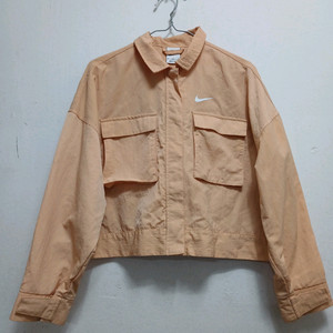 나이키 여성 오렌지 크롭 자켓 사이즈 160 85 이미지