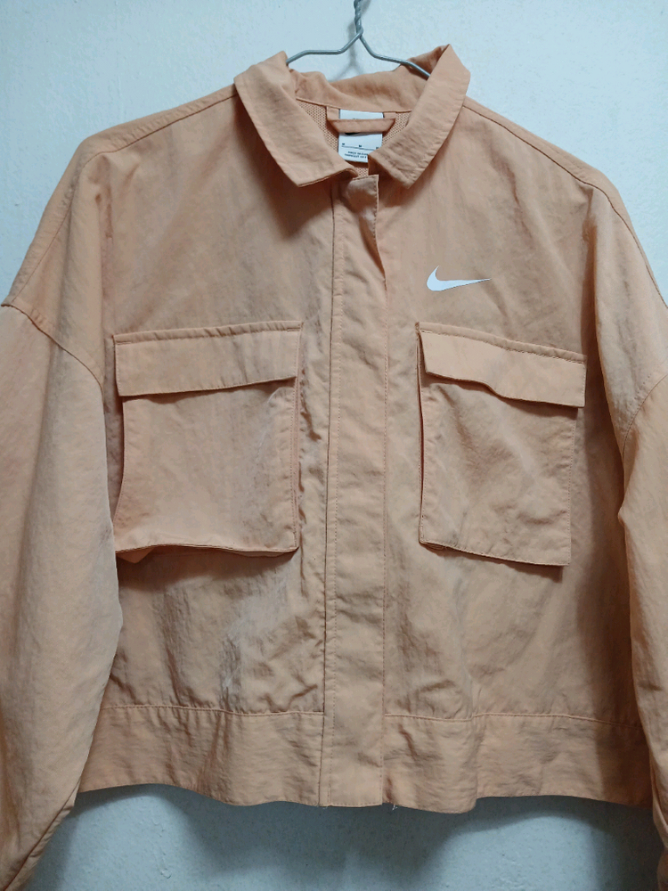 나이키 여성 오렌지 크롭 자켓 사이즈 160 85 이미지