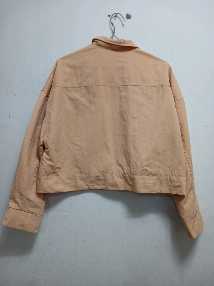 나이키 여성 오렌지 크롭 자켓 사이즈 160 85 이미지