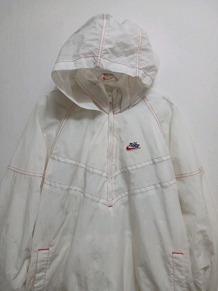 나이키 남성 화이트 아노락 후드 바람막이 시이즈 XL 105 이미지
