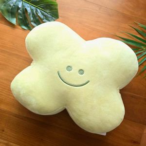 (새상품) 행운의 네잎클로버 쿠션 인형 이미지