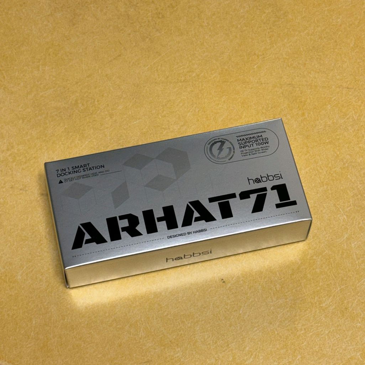 햅시 100W C타입 멀티허브 도킹스테이션 7in1 4K 60Hz 미개봉 새상품 판매합니다. 이미지