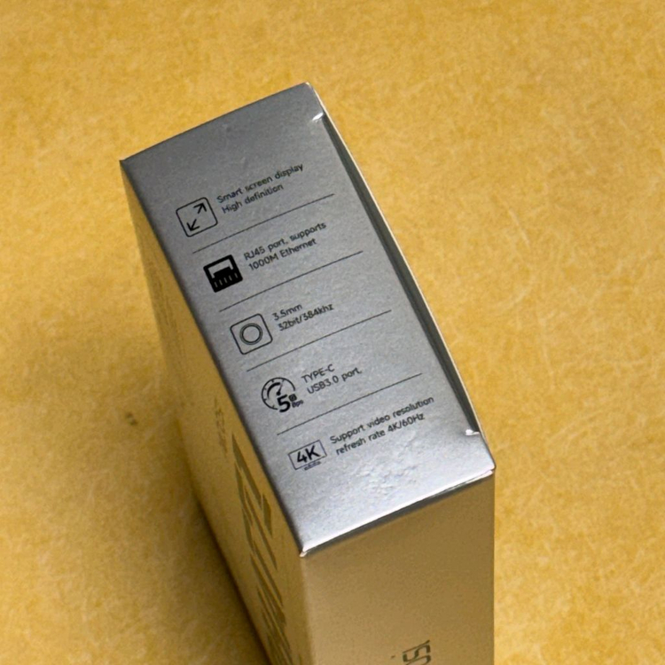 햅시 100W C타입 멀티허브 도킹스테이션 7in1 4K 60Hz 미개봉 새상품 판매합니다. 이미지